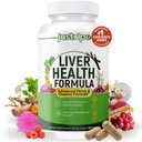 Játra Zdravotní vzorec, Játra čištění Detox & Opravy s Artichode Extract, Mléčné Thistle, Pampeliška a další pro zdraví jater - Bylinné Játra Supplement 30 Days Supply (1)