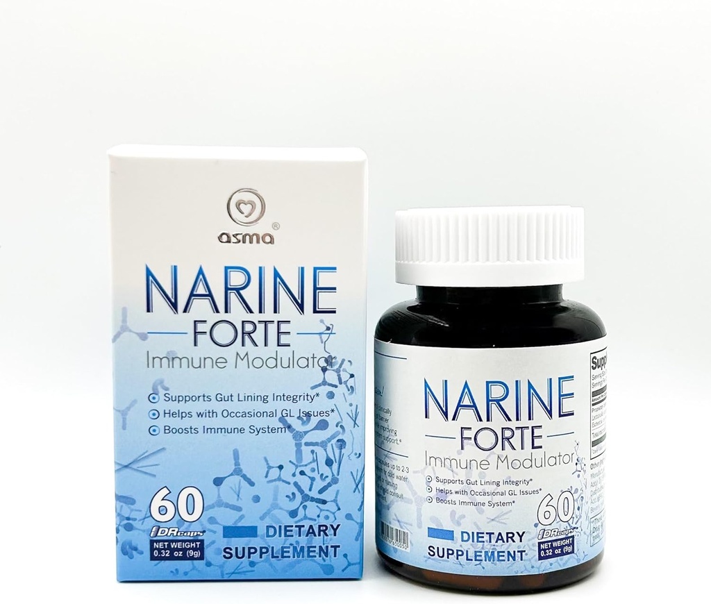 Asma Narine Forte Colon Zdraví Probiotický dodatek 60 Veg Kapsle