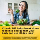 Nature Made Energy B12 1000 mcg, Dietní dodatek pro podporu metabolismu energie, 150 gumů, 75 denní dodávka (balení po 2)