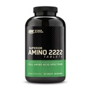 Optimum Nutrition Superior Amino 2222 Tablety, Kompletní esenciální aminokyseliny, EAA, 160 Počet