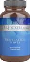 Resveratrol Power by Dr. Jockers, s imunitní podporou, antiaging, Důležité pro zdraví pokožky, Trans Resveratrol, 200 mg, 60 denní zásobování