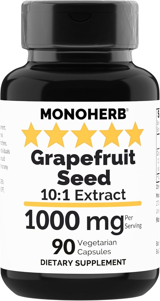 MoNOHERB Grapefruity Seed Extract 1000 mg - 90 Vegetariánských kapslí