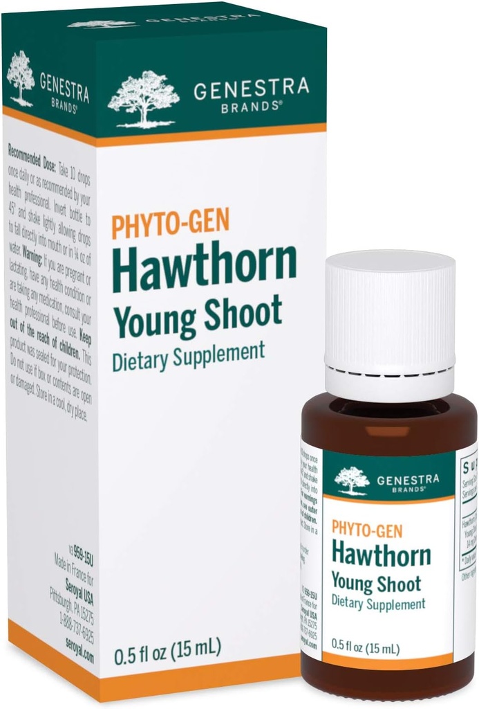 Genestra Brands Hawthorn Young Shoot 124; Bylinný dodatek 124; 0.5 f. oz.