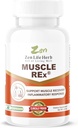 ZEN LIFE HERB Muscle REx - Společná, Muscle & Nerve Support - Relax Aches & Chronický discomfort Plant- Based Doplněk (60 Kapsle)