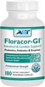 Floracor- GI Candida Cleanse, Probiotický a enzym Support Formule 180 Kapsle