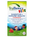 TruBiotics Probiotika pro děti stravitelné a imunitní podporu zdraví, Sugar- Free Chewable Kids Probiotic na pomoc udržet zdravé Tummy, přírodní jahodové aroma, 30 tablet