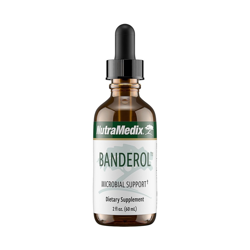 NutraMedix Denní Imunitní Supplement - Banderol Bylinné doplňky pro podporu imunitního systému - Vegan tinktura - Biologicky dostupné Otoba Bark Extract Liquid Drops (2 oz / 60 ml)