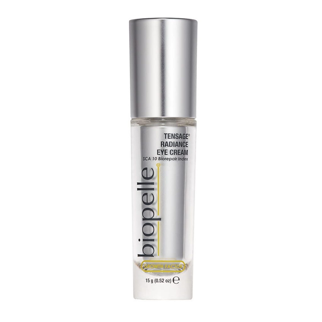 Biopelle Tensage růstový faktor Radiance oční krém s SCA 10 Biorepair Index, osvětlení oční péče, 0.52 Oz