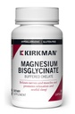Kirkman - Magnesium Bisglycinát Buffered Chelate - 180 Kapsle - Relaxy Nervy & Svaly - Promotes Restful Sleep - Hypoalergenní
