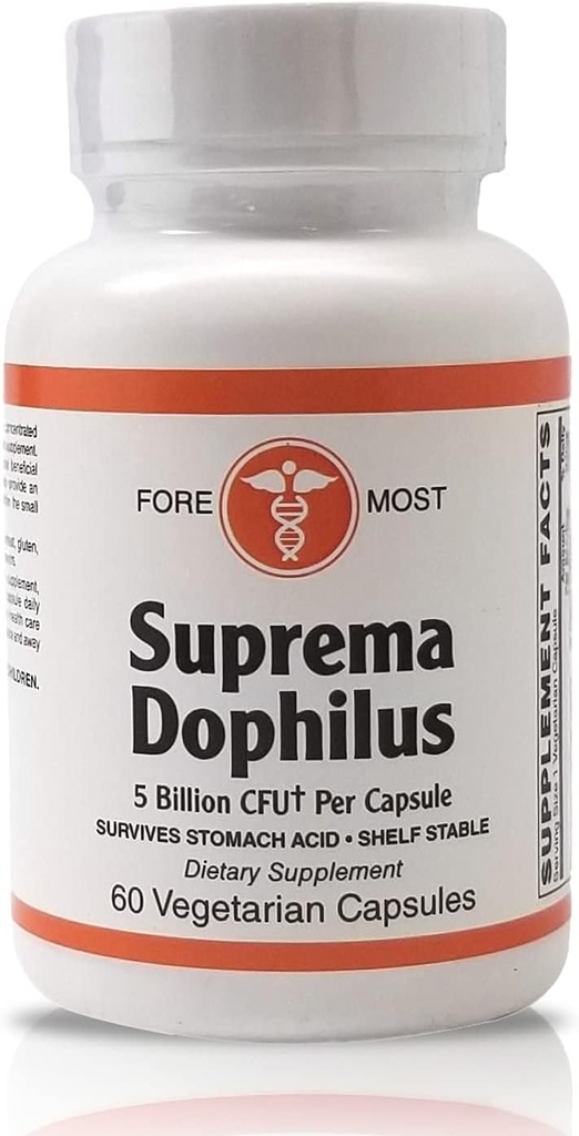 Holistská zdravotní Suprema Dophilus 60 Vegetariánské kapsle
