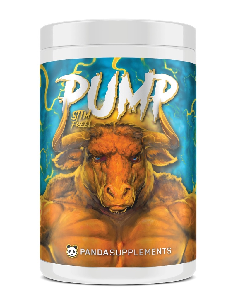 Underground Bio Labs Panda Zásobovací čerpadlo: Stimulant- Free Pre-Workout, No-Clump Formule w / 10G L-Citrulline Malate, Alpha GPC, Lions Mane, CognatiQ ™, AmentoPump ™ 40 Scoops (Peach Gummy Rings)