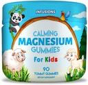 Infuze Klidný hořčík Gummies pro děti 90 Počet - Zdravá Muscle Bone Energy Support Měkké a lahodné Vegan Friendly & Non-GMO