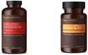 Prvky Chelated Magnesium Glycinát (240 tablet) a Vitamin D3 (180 Softgels)
