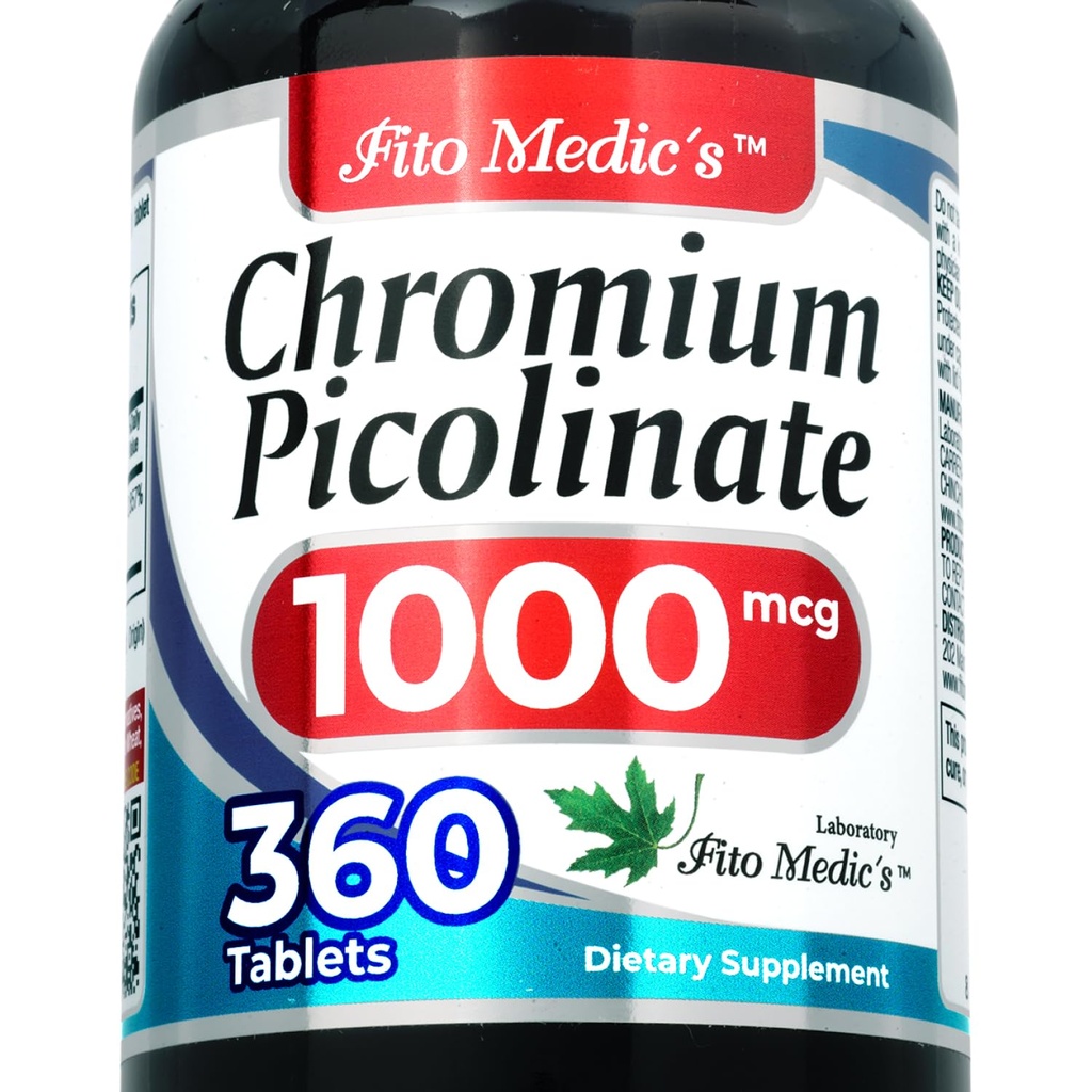 Laboratoř: 124; Pikolinát chromu: 124; 360 tablet: 124; Doplňky chromu: 124; Ultra vysoká absorpce.