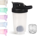 D.Y.A 16oz Shaker Lahvička Leak Proof Sports Shaker Cups pro protein Shakes Lahvička pro Pre Workout a Cestování Chcete-li jít BPA zdarma & Easy Clean Protein Shaker Lahvička, Černá