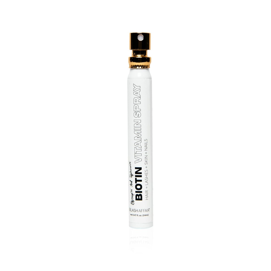 Lash Affair Biotin doplněk Vitamíny pro vlasy kůže a hřebíky růst, Vegan Biotin ústa sprej s vitamínem C, E, železo, a aminokyseliny, gluten zdarma, Cruelty-Free, Made in the USA
