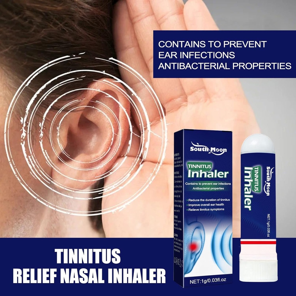 Techsilen For Tinnitus, Tinnitus Inhaler, Echoeasy Tinnitus Inhaler, Techsilen Tinnitus Inhaler, Tinnitus Relief for Ringing Ears, Tinnitus Relief Nasal Inhaler (5 ks)