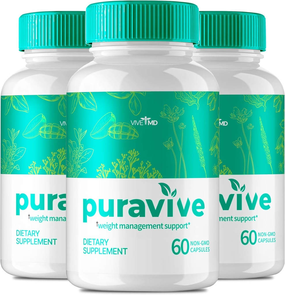 Vive MD Puravive Premium Weight Loss Capsules Recenze - Původní vzorec - Puravive Weight Loss Capsules Original, Puravive Weight Loss Pills, Puravive Exotic Rice Method (3 Pack)