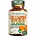 Glucosamine Chondroitin MSM - dodatek pro společnou podporu žen a mužů s Glucosamine Sulfath 1500 mg, Chondroitin a MSM - pro chrupavku, společné zdraví a flexibilitu - 90 Kapsle, Vegan