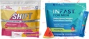 Real Ketones Intermitent Fasting Drink Mix Bundle for Weight Loss Support Raspberry Lemon Shift Electrolytes & Intermitent Fasting Electrolytes for Men with BHB Exogeneous Ketones (30 Count Each)