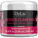 Dulàc - Ďáblův dráp 98% Cream Maximální síla 16.9 Fl Oz, přírodní kloubní a svalový relaxer krém pro obnovení svalů a společné bolesti, obohacený mentolem pro chladný efekt
