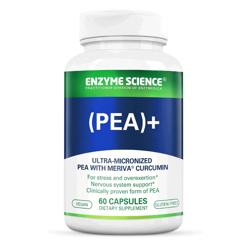 Enzyme Science Pea + Kurkumin doplněk pro fyziologickou podporu pomáhá podporovat nervové, imunitní a svalnaté systémy - 60 Kapsle