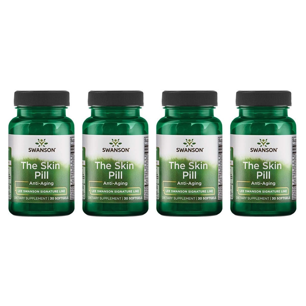 Swanson Signature Line The Skin Pill 30 Softgels (4 balení)