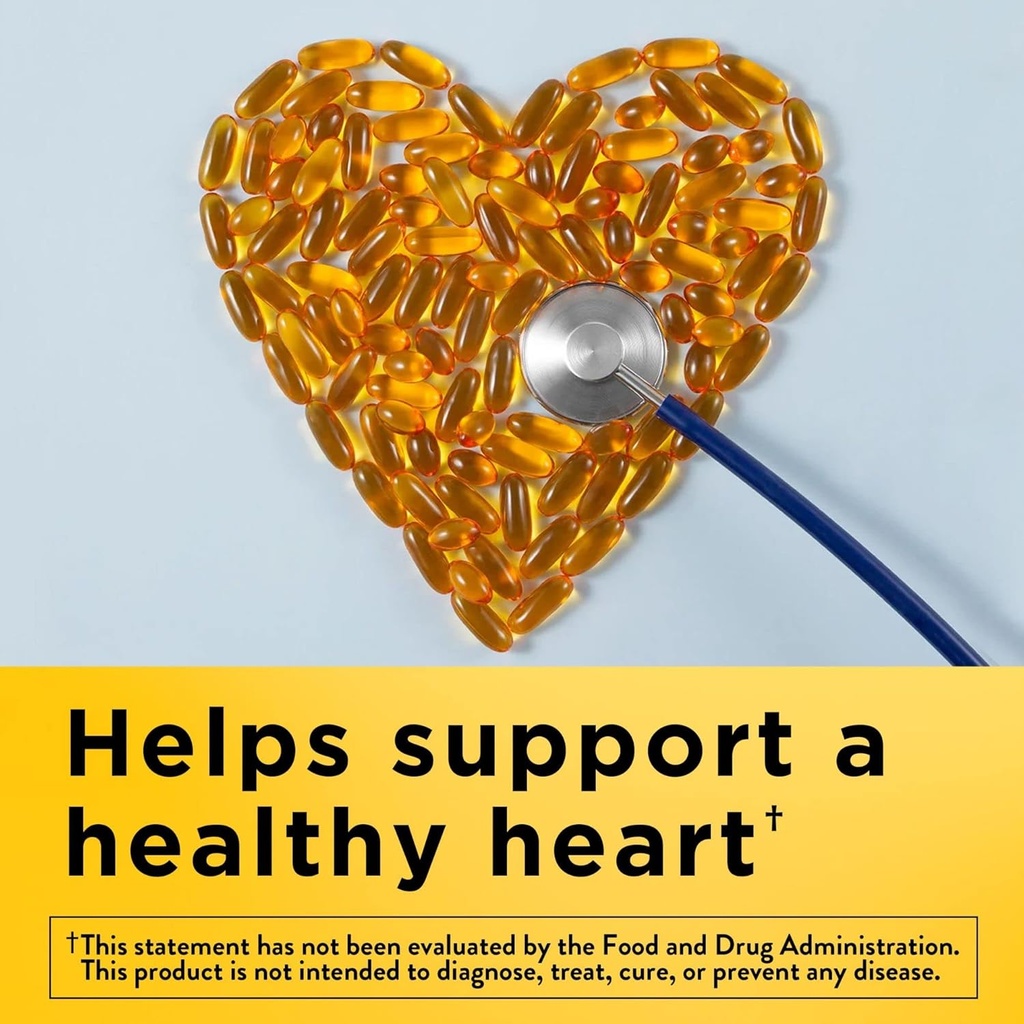 Příroda Vyrobeno Fish Oil Softgels - Omega 3 dodatek pro srdeční zdraví, 230 Softgeles, 115 Day Supply (Balení po 2)