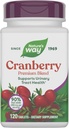 Nature 's Way Cranberry Premium Blend, Podporuje močení Tract Health *, S vitamínem C, Pro muže a ženy, No Gluten, 120 Tablety (Balení květen Vary)