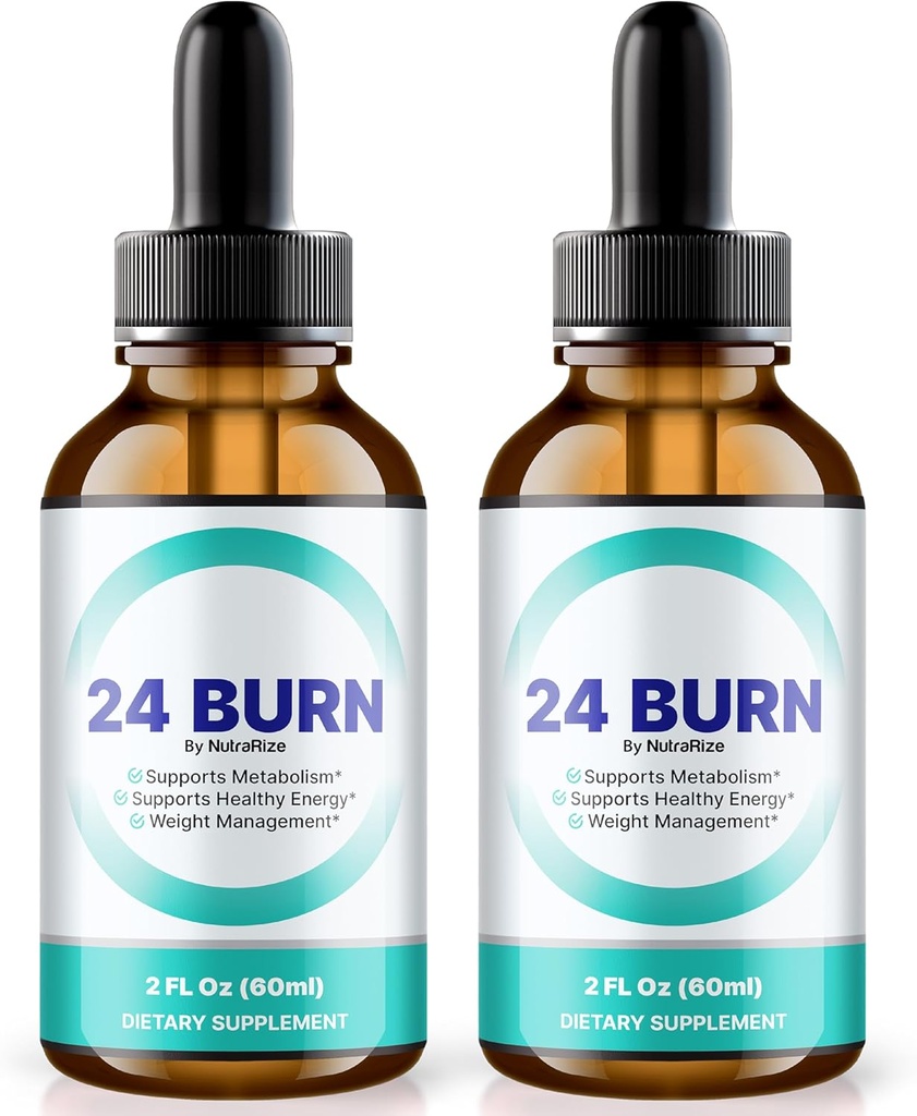NutraRize (Balení 2 24 popáleniny, All- Natural 24Burn Liquid dodatek, Oficiální nutriční vzorec na podporu zdravého a aktivního životního stylu, Gota Recenze (60 Služeb)