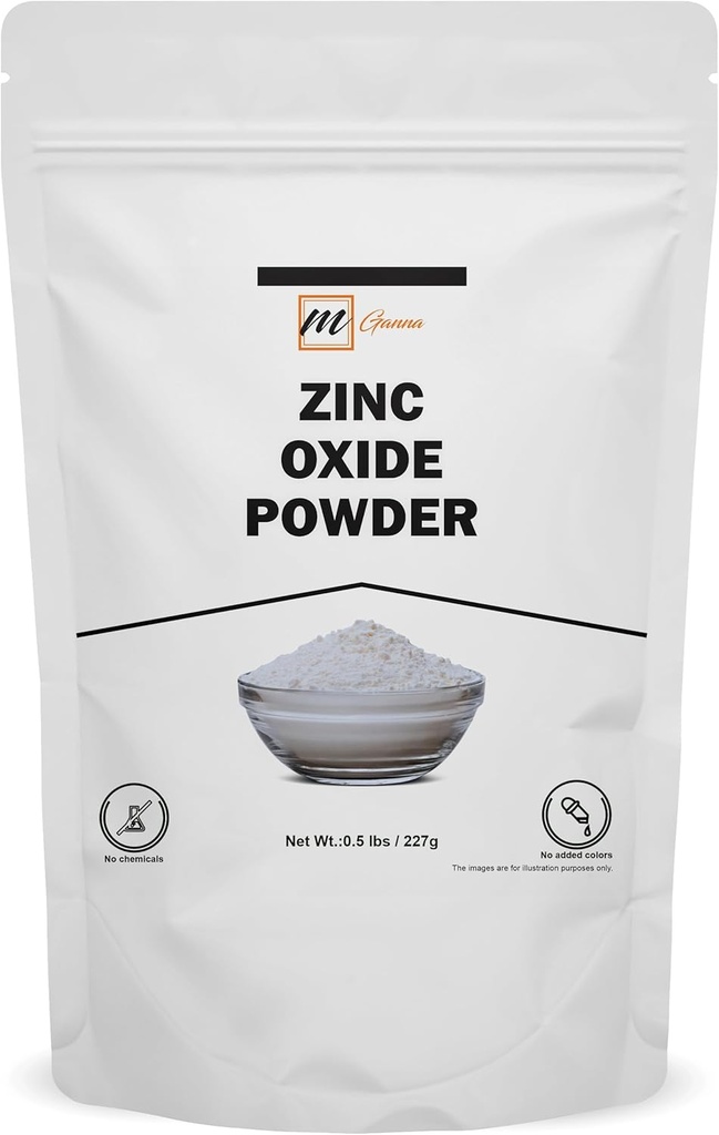100% přírodní oxid zinečnatý prášek 124; mikronizované Non- Nano nepotažené částice 0, 5 LBS / 227 GMS