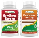 Nejlepší Naturals Hawthorn Berry 565 mg & Magnesium Glycinate 425 mg