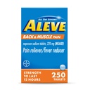Aleve záda a svalová bolest Relief Naproxen Sodné tablety, bolest Reliever & Horečka Reducer, Medicine for Body, 250 Počet
