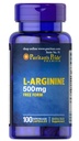 Puritan 's Pride L- Arginine 500 mg, Heart Health Support, 100 Počet