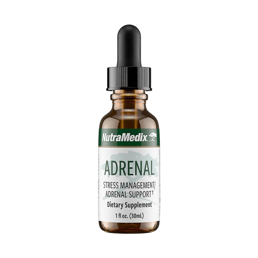 NutraMedix Adrenal Únava Dodatek - Astragalus, Schisandra, Rhoddiola, a Ginseng Extract pro podporu energie, Stamina, a Stress - Vegan Adaptogen Blend (1oz / 30ml)