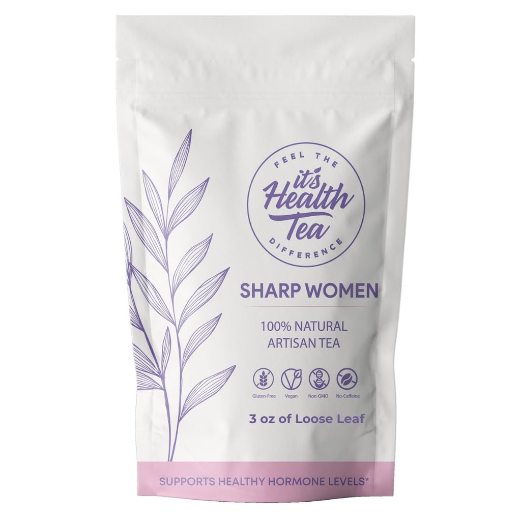 Hormonální bilance Bylinný čaj pro ženy - Caffeine- zdarma 124; Podporuje Menstrual Comfort, Zdravý tok & PMS Relief 124; 35 Tea Bags Zahrnuto 124; 100% přírodní Bylinné směsi