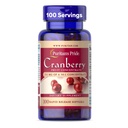 Puritan 's Pride Premium Cranberry Ovocný koncentrát 252mg (12,600mg Ekvivalentní) s vitamíny C a E, Dietní dodatek pro podporu imunitního systému, 100 Rychlé uvolnění Softgels