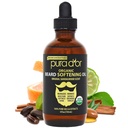 PURA D 'OR 4 Oz Organic Beard Softening Oil - Original Sandalwood Scent - Leave-In Conditioner, Argan & Jojoba Oil - Mustache Care & Maintenance, Increase Sofness & Strength - Beard Hair, Skin & Face