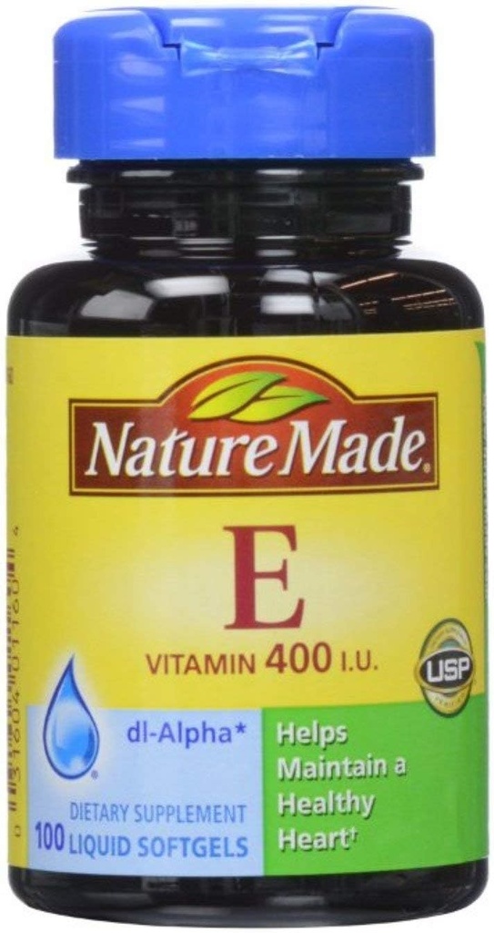 Nature Made dl- Alpha Vitamin E 400 IU Softgels 100 ea (Balení po 4)