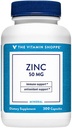 Vitamin Shoppe Zinek 50 mg na jedno podání (300 tobolek)