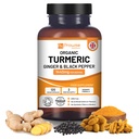 Kurkumin 1440 mg s černým pepřem a zázvorem I 120 Veganské kurkumové kapsle Vysoká síla (2 měsíční zásoba) Vyrobeno ve Velké Británii Prowise Healthcare