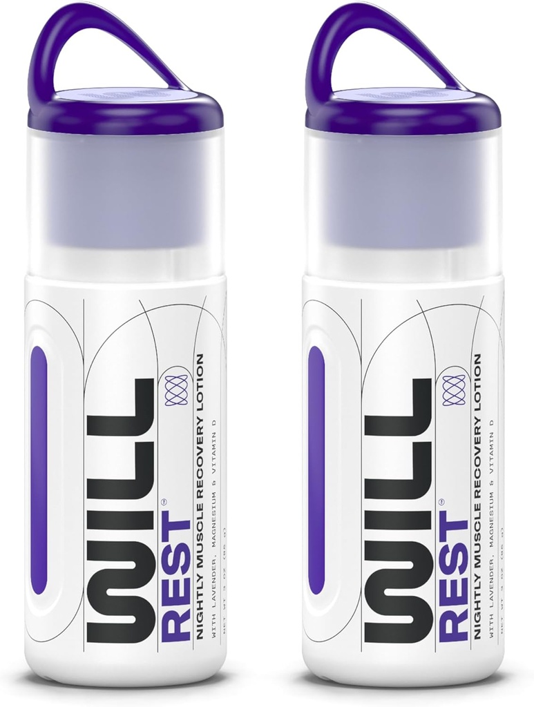 Hořčík Lotion for Sleep I Nightly Topical Magnesium Cream for Relaxation I Vitamin D & Levender Lotion for Better Sleep & Relief I 3 Fl oz (2 Pack)