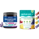 Venture Pal Moisturization Magnesium Lotion & Cukr zdarma Electrolyte Powder Packets CARL 16 Sticks