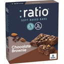 Poměr měkké pečené bary, čokoládový Brownie, 1g cukru, Keto Friendly, 5.34 oz (6 barů)