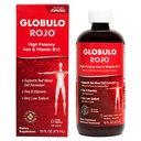 Globulo Rojo Iron Supplement - Liquid Dieter Supplement with High potency Iron & B Vitamins (Vegan) (16 Fl Oz (Balení po 1))