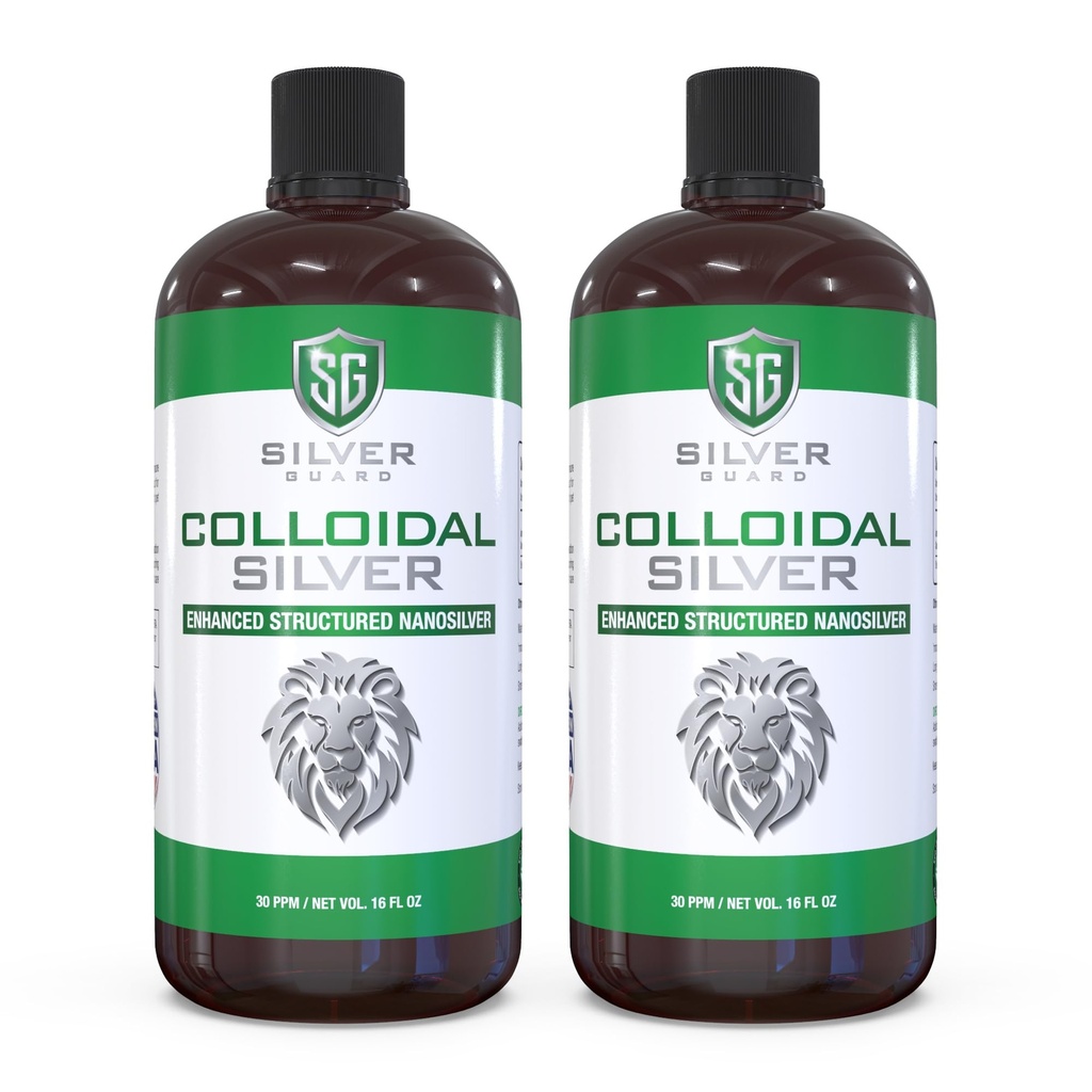 * * Enhanced Coloidal Silver Liquid - Ultimate Immunication Support Supplement CLAS124; Imunity Boost & Imunitation Booster for Dospělí CLAS124; Silver Water Solution for Imunitary Defense CLAS124; 30 PPM Structured Silver CLAS124; 2 Pack * *