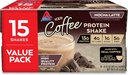 Atkins gluten Volný protein-bohatý Shake, Mocha Latte, Keto Friendly, 15 Počet