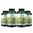 Swanson Saw Palmetto - Bylinný dodatek na podporu mužského prostaty Zdravotní podpora - Přírodní doplněk vlasů a Močové Zdravotní podpora (540 mg 250 Kapsle) (4 Pack)