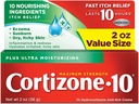 Kortizone- 10 Plus maximální síla Anti- Itch Creme 2 oz (balení po 2)