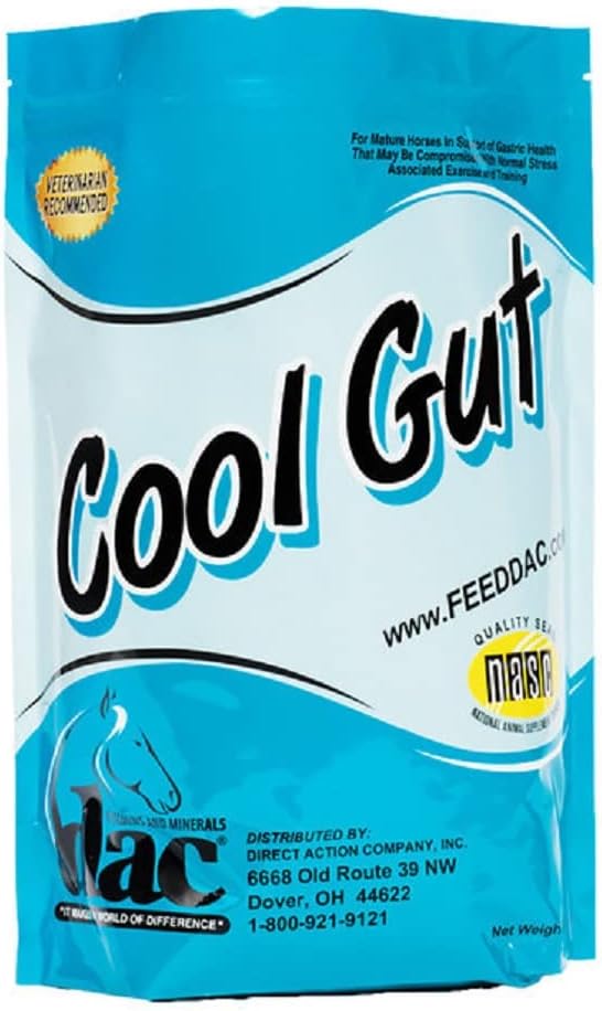 DAC Cool Gut 5 liber Zralý kůň podporuje Gastric Žaludek pH Zdraví Bowel Layers Dodatek